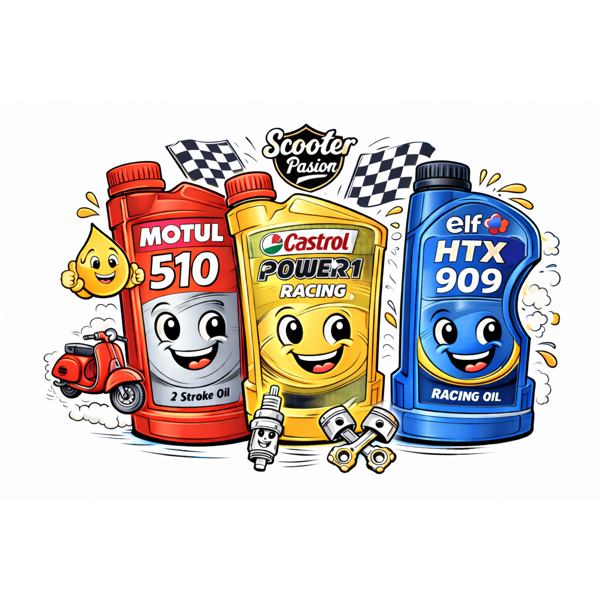 Aceite de Mezcla 2T en Vespa y Lambretta clásica